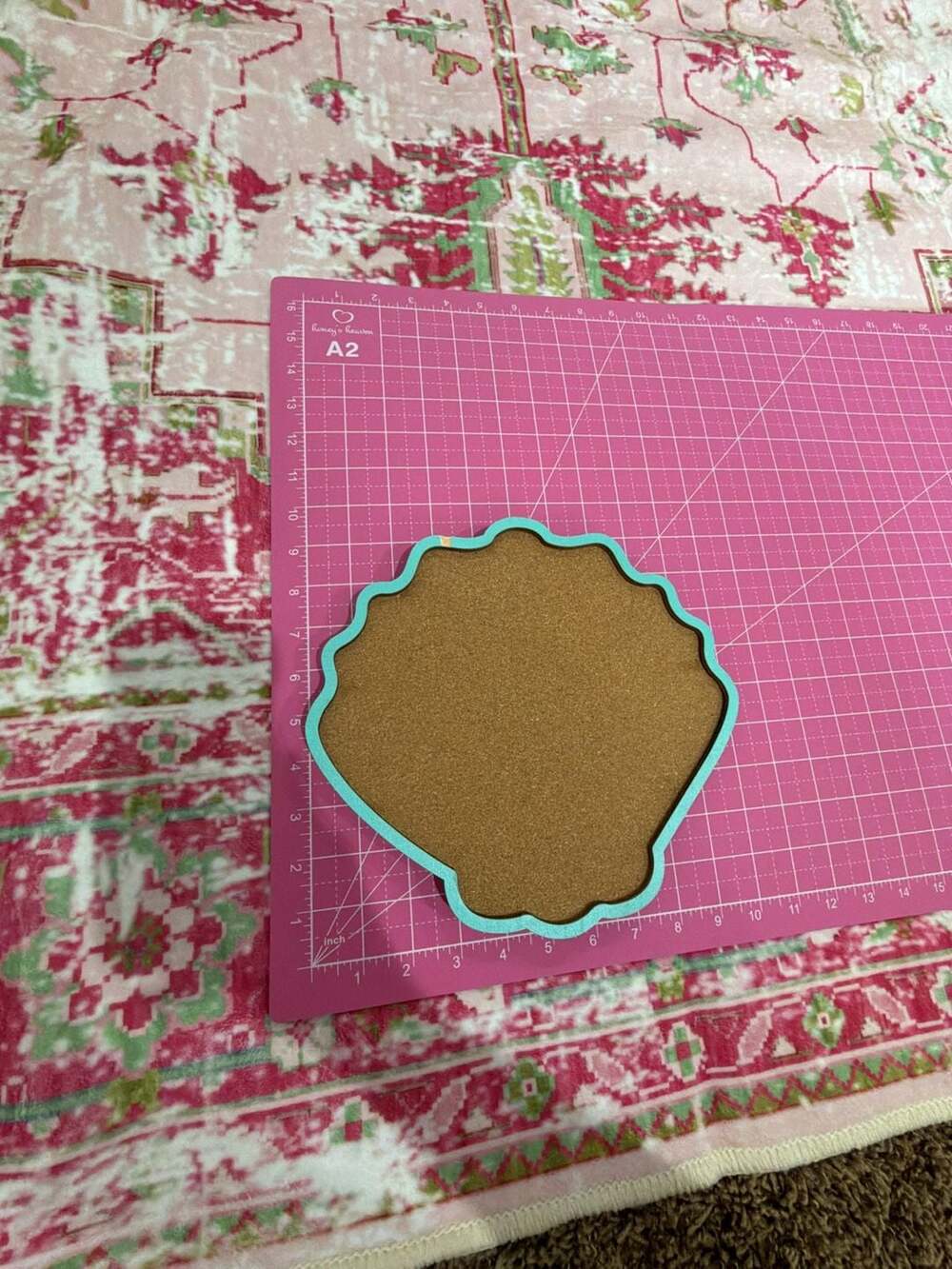 Decorative Scallop Seashell Shaped‎ Wall Hanging Cork Board